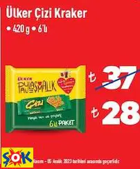 ÜLKER ÇİZİ KRAKER • 420 G • 6’LI